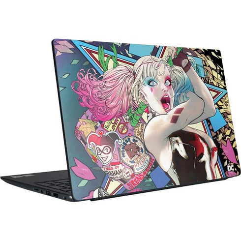 DC Comics Harley Quinn Action Pose Dell Vostro Skin